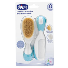 Beebide kamm ja hari Chicco Baby Moments, sinine, 0m+