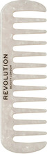 Kamm Revolution Haircare Natural Curl Wide Tooth Comb White, 1 tk