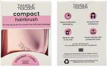 Juuksehari Tangle Teezer Compact Styler, Pink Matte Chrome, 1 tk