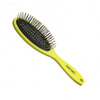 Ovaalne juuksehari Eurostil Oval Brush Medium Green Fluoride, 1 tk
