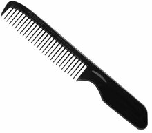 Juuksekamm EuroStil Long Comb, 20 cm, must