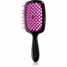 Juuksehari Janeke Superbrush Small, must ja fuksia, 1 tk