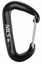 Karabiin Nils Camp NC1707, must, 8 cm