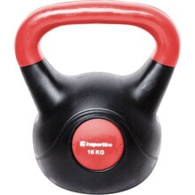 Vinüülkattega sangpomm Insportline Vin-Bell Dark, 16 kg