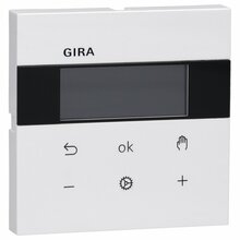 Termostaat GIRA S3000, valge läikiv