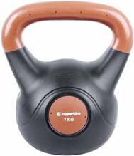 Vinüülkattega sangpomm Insportline Vin-Bell Dark, 7 kg