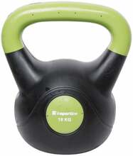Vinüülkattega sangpomm Insportline Vin-Bell Dark, 18 kg