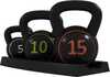 Kettlebellide komplekt Sportnow, 2,2 kg, 4,5 kg, 6,8 kg