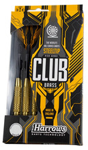 Nooled Harrows Club Brass, 3 x 22 g, must/kollane