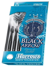 Noolemängu nooled Harrows Black Arrow, 3 x 19 g, must