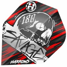 Nooletiivad Harrows Savage, punane, 3 tk