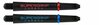 Noolevarred Harrows Supergrip Carbon Midi 40mm, must, 3 tk