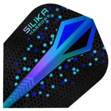 Nooletiivad Harrows Silika Colourshift no. 6 must/hõbe, 3 tk
