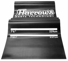 Noolemängu matt Harrows Darts Mat, must