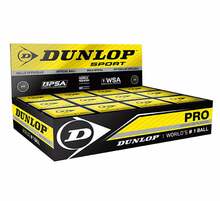 Skvošipallide komplekt Dunlop Pro White WSF/PSA, 12 tk