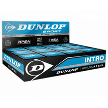 Skvošipallid Dunlop Intro, 12 tk, sinine täpp