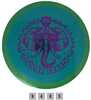 Discgolfi ketas Discmania S-Line FD3 Solar Flare, teal/roheline