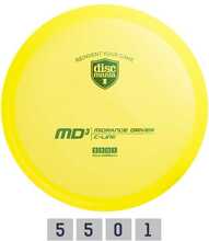 Discgolfi ketas Discmania C-Line MD3, kollane