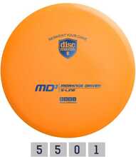 Discgolfi ketas Discmania S-Line MD3, oranž