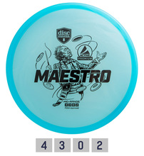 Discgolfi ketas Discmania Maestro, kollane