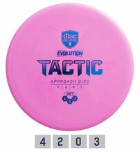 Discgolfi ketas Discmania Exo Tactic Soft, roosa