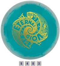 Discgolfi ketas Discmania S-Line MD4 Eternal Void, teal/hõbe