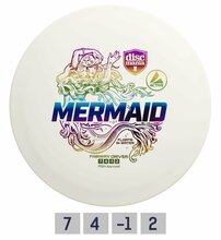 Mitteuppuv discgolfi ketas Discmania Mermaid, valge
