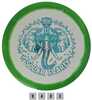 Kettagolfi ketas Discmania S-Line FD3 Solar Flare, valge/roheline