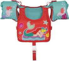 Ujumisvest varrukatega Bestway Little Mermaid 9101I, punane, 3-6 L