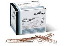 Kirjaklambrid Durable, 77 mm, vask, 100 tk