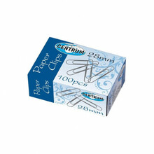 Kirjaklambrid Centrum 80765, 28 mm, 100 tk