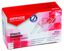 Kolmnurksed klambrid Office Products, 31 mm, 100 tk