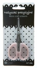 Käärid väikeste detailide jaoks DallPrint Micro Craft, 10 cm, roosa