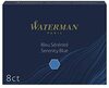 Tindikapslid Waterman, pikad, sinised, 8 tk