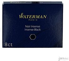 Tindikapslid Waterman, pikad, mustad, 8 tk