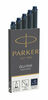Tindikapslid PARKER Quink sinimust 5 tk