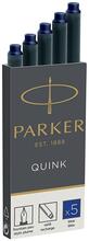 Tindikapslid Parker, must, 5 tk