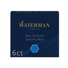 Tindikapslid Waterman International, sinine, 6 tk, S0110950