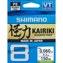 Nööri Shimano Kairiki 8, 150 m, 0.16 mm, 10.3 kg, roheline