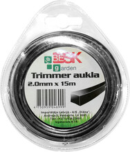 Trimmeri tamiil Besk 2,0 mm x 15 m, nelinurkne