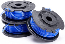 Trimmeri pool jõhviga Greenworks Single Line Spools HP-331, sinine/must, 3 tk