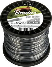 Trimmerijõhv Bradas Ripper Dual, nelinurkne, 2,7 mm x 100 m