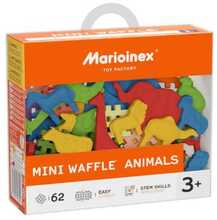 Konstruktor Marioinex Mini Waffle Loomad 07429, 62 tk