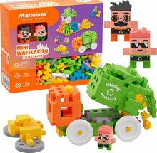 Konstruktor Marioinex Mini Waffle City prügisorteerimisauto 903131, 148 tk