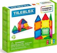 Magnetkonstruktor Magformers Tileblox Rainbow 005-1030001, 14 tk