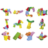 Magnetklotside komplekt People Blocks Zoo Animals PB321, 17 tk