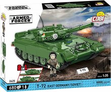 Konstruktor Cobi Klocki Armed Forces T-72 (East Germany/Soviet) 2625, 680 tk
