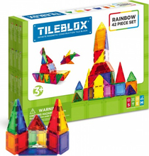 Magnetkonstruktor Magformers Tileblox Vikerkaar 1030004, 42 tk