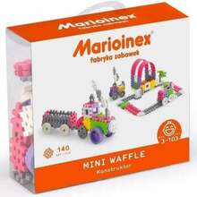 Konstruktor Marioinex Waffle Mini 902837, 140 tk, tüdrukutele, roosa
