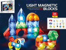 Valgustuvad magnetklotsid Madej, 32 tk
